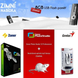 Zoner Photo Studio na USB nebo s myší Genius