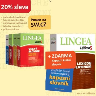 20 % sleva Lingea Lexicon 5 + ZDARMA knižní slovník!