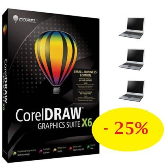 CorelDRAW na 3 PC a se slevou 25%