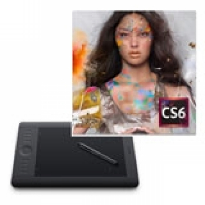 Adobe CS6 Design &amp; Web Premium MP CZ NEW COM License + Wacom Intuos5 M Touch                    