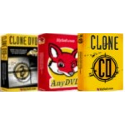 CloneDVD 2 + AnyDVD + CloneCD - Licence na 1 rok                    