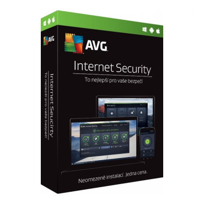 AVG Internet Security  - Multi-Device, 10 zařízení, na 1 rok ESD                    