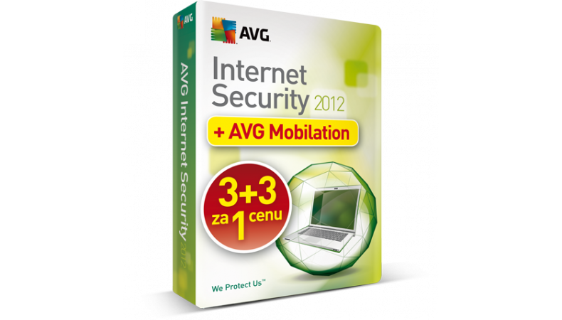 AVG IS 2012 - 3 + 3 licence za cenu 1